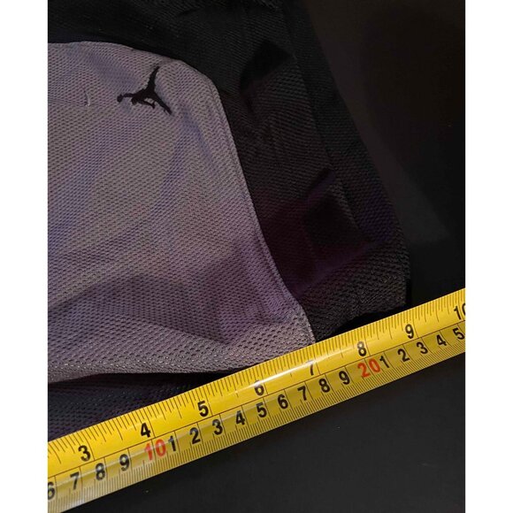 Nike Air Jordan Gray Black Basketball Shorts Mens S 231807-002 - Picture 7 of 7